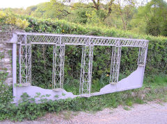 
Bridgend Inn model of Crumlin Viaduct, Crumlin, May 2010